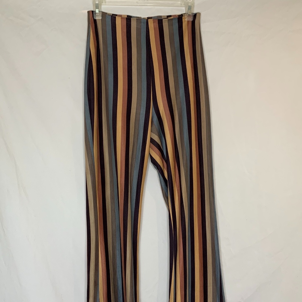 Striped Flare Pants